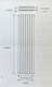 image 2 of 1800mm (H) x 420mm (W) - Anthracite Vertical Radiator (Paris) - SINGLE Panel - (1.8m x 0.42m) - Depth 55mm