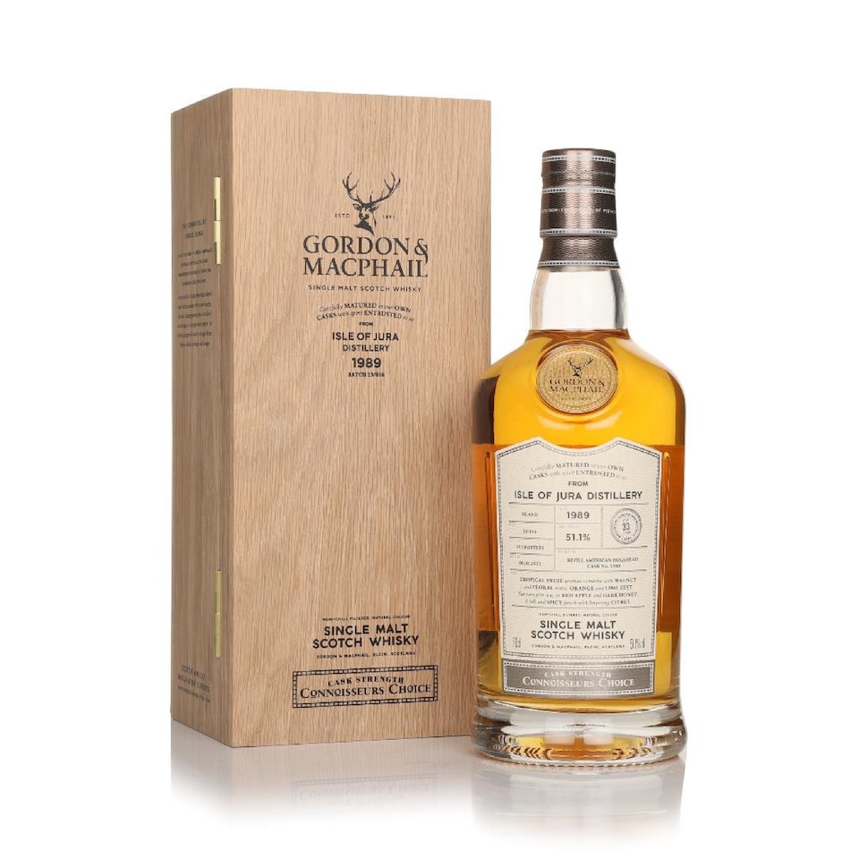 image 1 of Isle of Jura 33 Year Old 1989 cask 1580 - Connoisseurs Choice Gordon  MacPhail