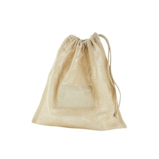 Westford Mill Organic Cotton Drawstring Bag - Natural - L (UTRW9843) | Multi | One Size