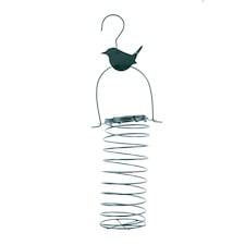 Homescapes Metal Hanging Bird Feeder with Bird Decoration, Chaffinch