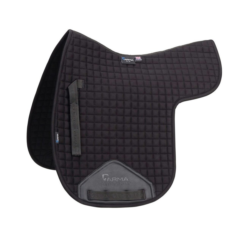image 1 of ARMA Deluxe Cotton Numnah Black | Size: 15 Inch-16.5 Inch
Colour: Black