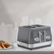 image 6 of Daewoo Denver Retro Kettle and Toaster Set 1.5L 3000W & 4-Slice Grey | Smoked Grey | 4-slice
