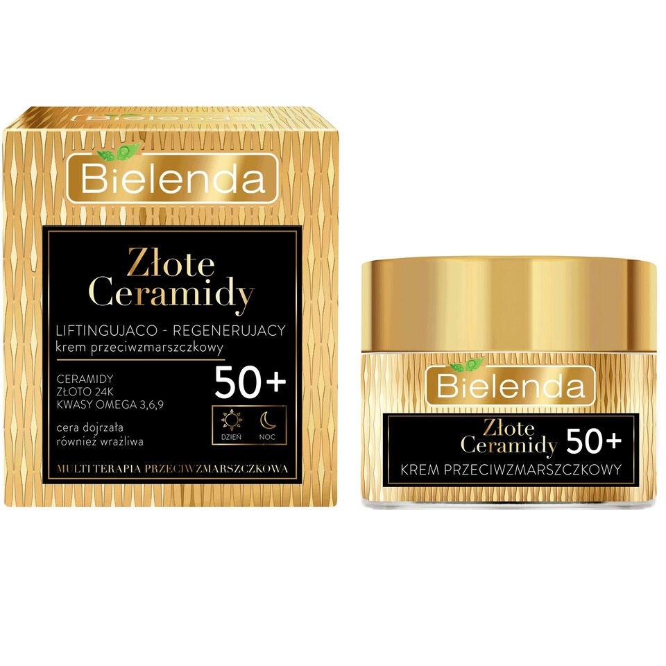 image 1 of Bielenda Golden Ceramides Lifting Regenerating Cream 50+ Day/ Night 50ml