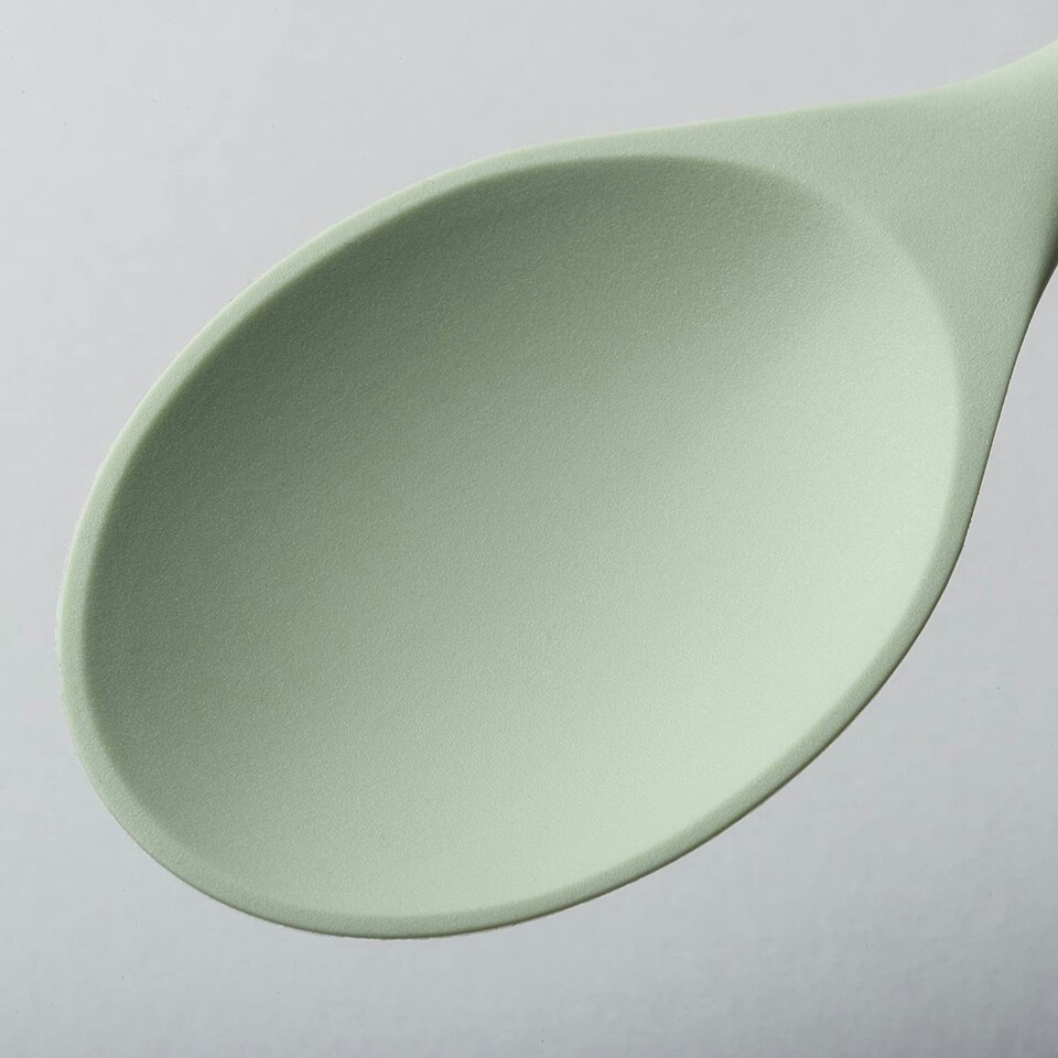image 1 of Zeal Silicone Cooking Spoon, 28cm, Sage Green