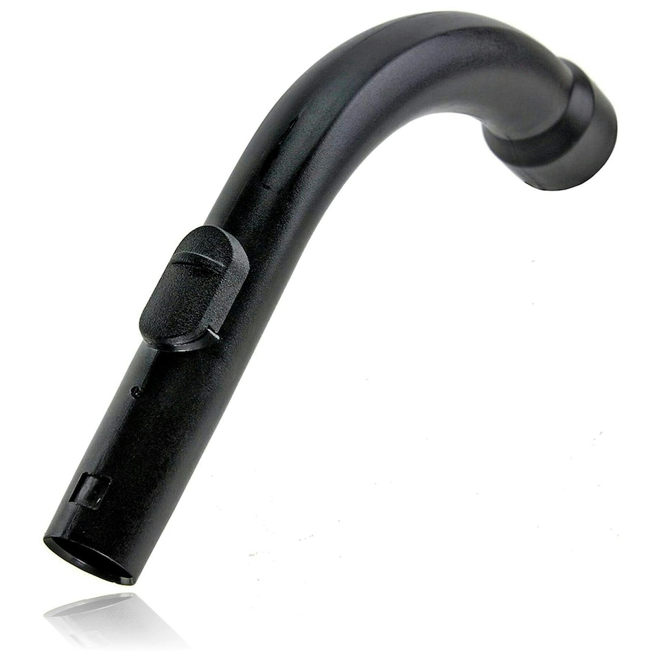 image 1 of SPARES2GO Wand Handle Bend Hose End compatible with MIELE Vacuum S8 S8310 S8320 Cat & Dog S8340 TT5000 Black