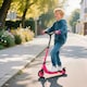 image 2 of HOMCOM 120W Electric Scooter w/ Rear Break - Pink