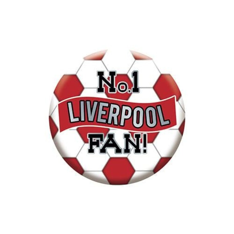 No. 1 Liverpool Fan Football Badge 5.5cm