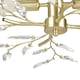 image 2 of Modern Brushed Gold Plated Branch Ceiling Light Fitting with Acrylic Leaves | Gold | Gold | 1