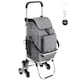 image 1 of Shopping Trolley 3-in-1 Foldable Cart with Cooler Bag