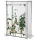 image 1 of Outsunny 100 x 50 x 150cm Greenhouse w/ Zipper Roll-up Door Outdoor