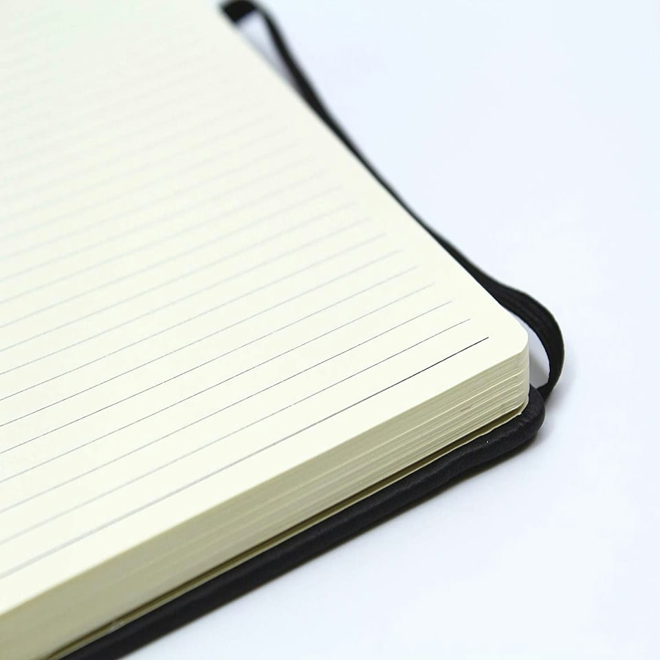 image 1 of Silvine A5 Executive Soft Feel Black Notebook Journal
