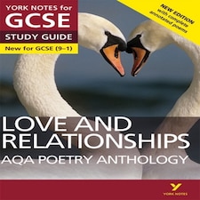 Aqa Poetry Anthology Love And Relationships York Notes Gcse Study Guide - For 2026 2027 Exams