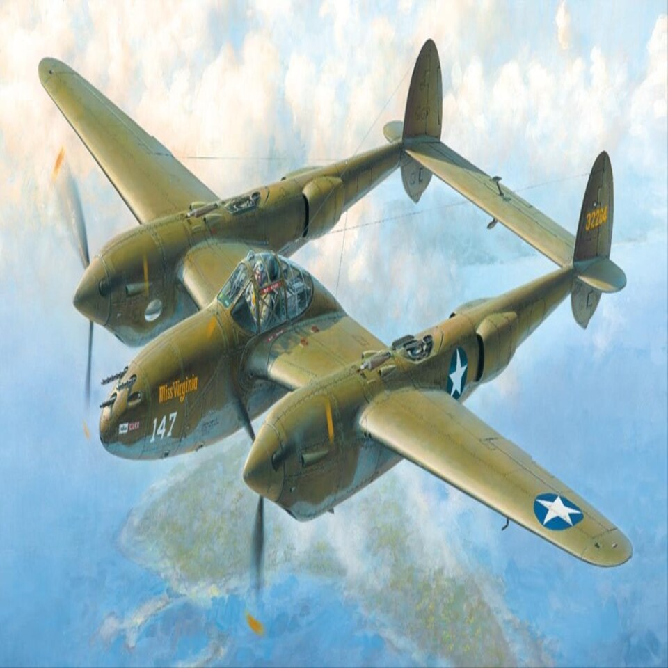 Tamiya Lockheed P-38 F/G Lightning (1:48 Scale)