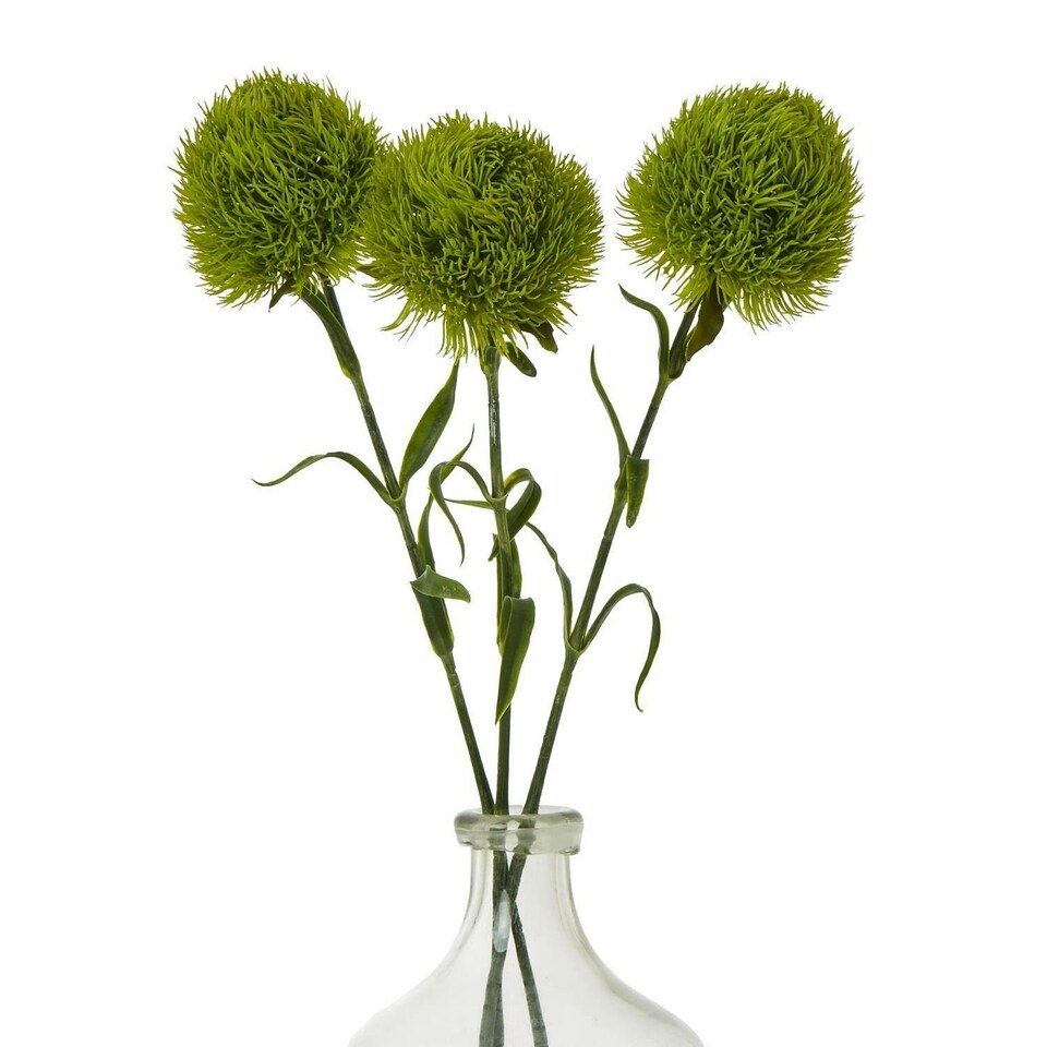 image 1 of Hill Interiors Dianthus Artificial Plant - Light Green - 53cm