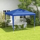 image 2 of Outsunny Garden Gazebo Marquee Party Tent Wedding Canopy Patio Blue 2.7 x 2.7m