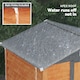 image 6 of Outsunny 6.5x5.2ft Garden Shed Wood Effect Tool Storage Sliding Door Wood Grain