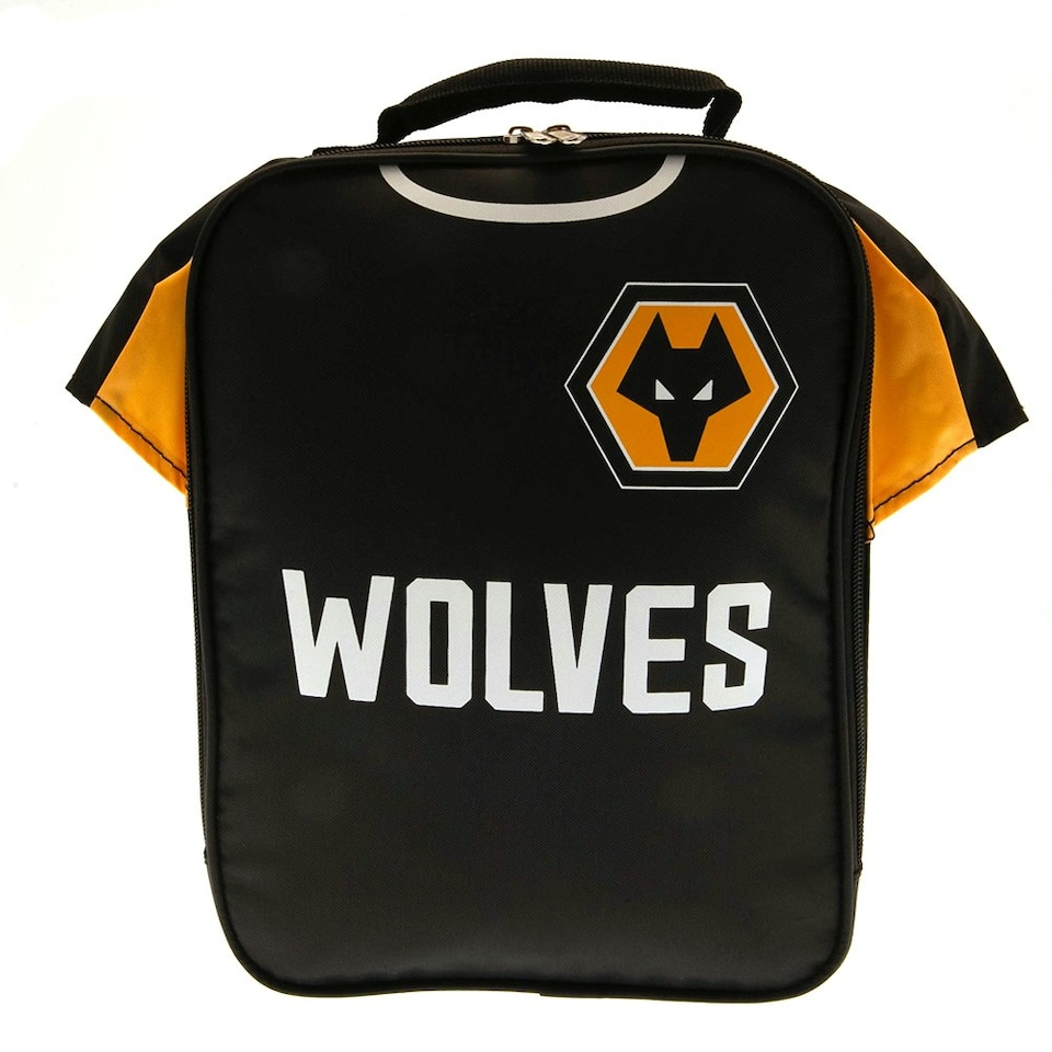 image 1 of Wolverhampton Wanderers FC Kit Lunch Bag - Black/Gold - One Size