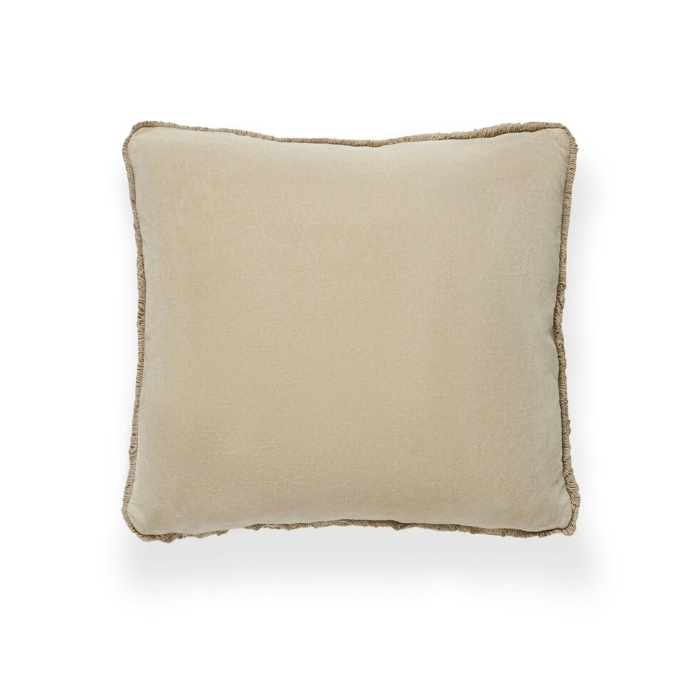 image 1 of BHS Camille Cushion, Natural Cream | Natural