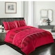 image 2 of Eleanor Duvet Cover Set - Double - Red