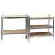 image 4 of TekBox Boltless Garage Silver Shelving Rack