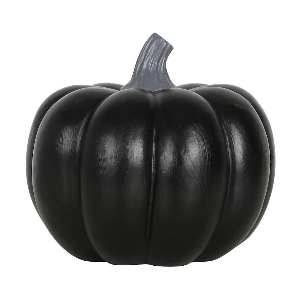 image 1 of Something Different Pumpkin Incense Cone Holder - Black - One Size