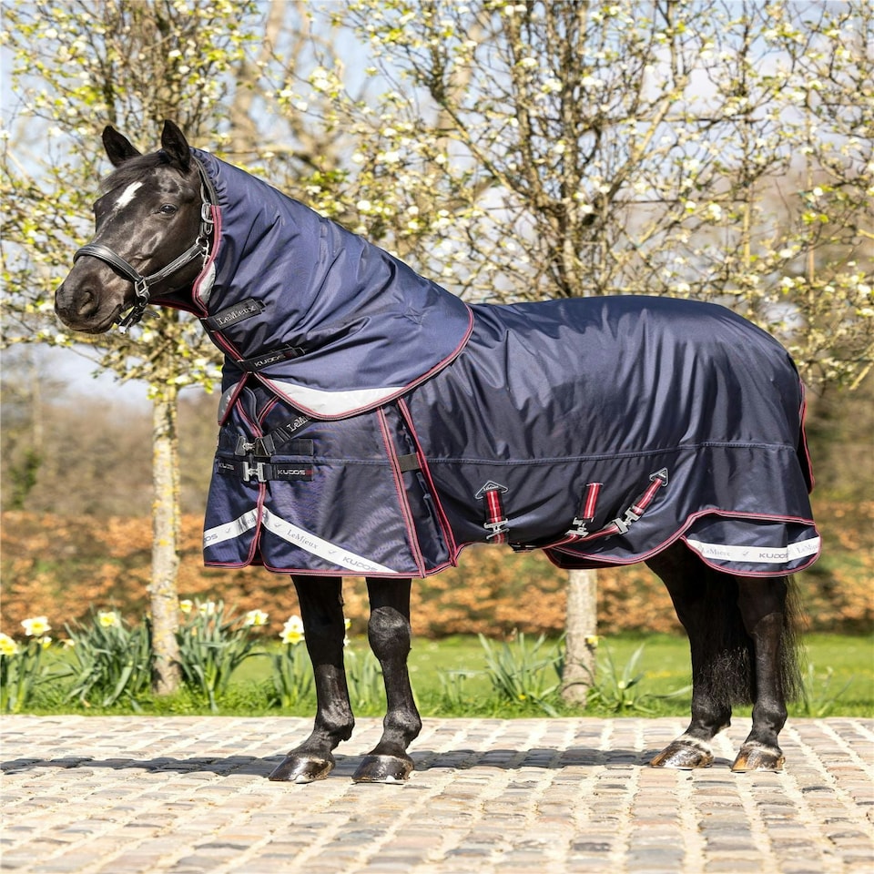 LeMieux Kudos Thermo Layer Turnout Rug 100g Blue | 5ft 9