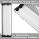 image 6 of Vermatik 39W Electric Insect Fly Killer Bug Zapper 100m2 Room Coverage 50x90x32.5cm