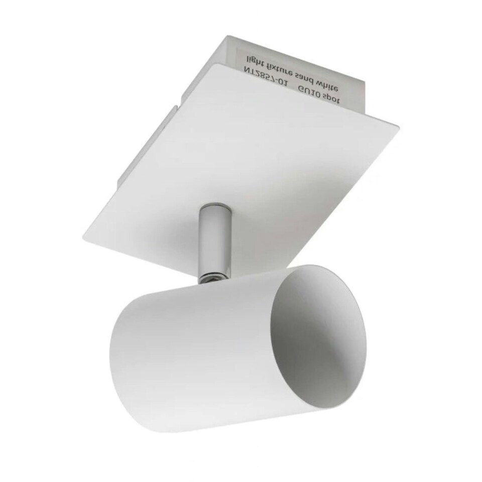image 1 of CGC VENETO White Single GU10 Ceiling Spotlight Adjustable White