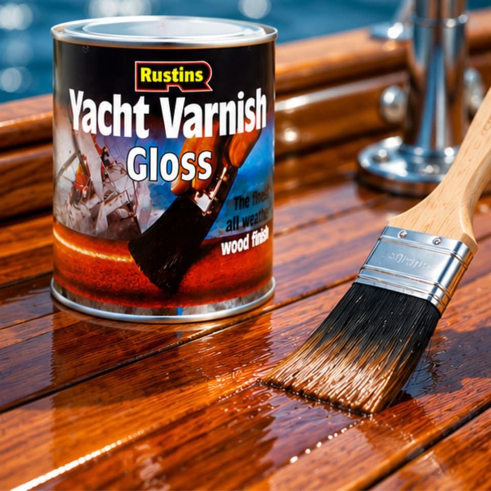 image 1 of Rustins Yacht Varnish Clear Gloss 2.5L