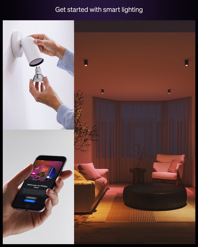 image 1 of Philips Hue Essential WCA 345 GU10 3P EU