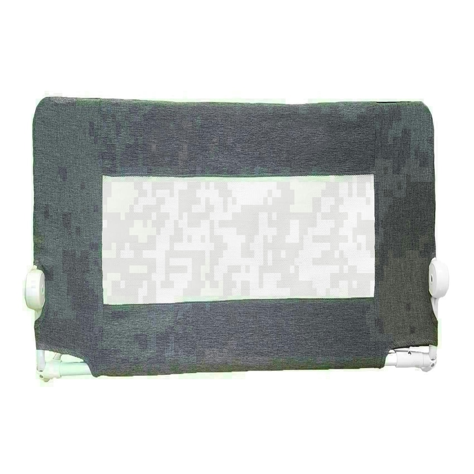image 1 of Safetots Deluxe Soft Touch Denim Bed Rail, Grey 100cm Wide x 40cm Tall, Toddler Bed Guard For Safety