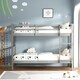 image 2 of Oliver Grey Single Wooden Bunk Bed