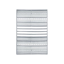 Charles Bentley Tribal 100% Weatherproof Indoor/Outdoor Rug Grey 170x120cm