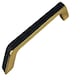 image 1 of Golden Grace Zeta Unique Design Premium Cabinet Cupboard Pull Handles in Black & Gold Dual Finish - 288mm Black