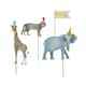 image 1 of Animal Party Cake Topper Set