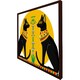 image 3 of Illustration of black egyptian cats with papyrus (Picutre Frame) Brown | Oak | S
