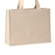 image 2 of Nutshell Premium Stand-Up Canvas Recycled Shopper Bag - Natural - 33cm x 16cm x 27cm Cream