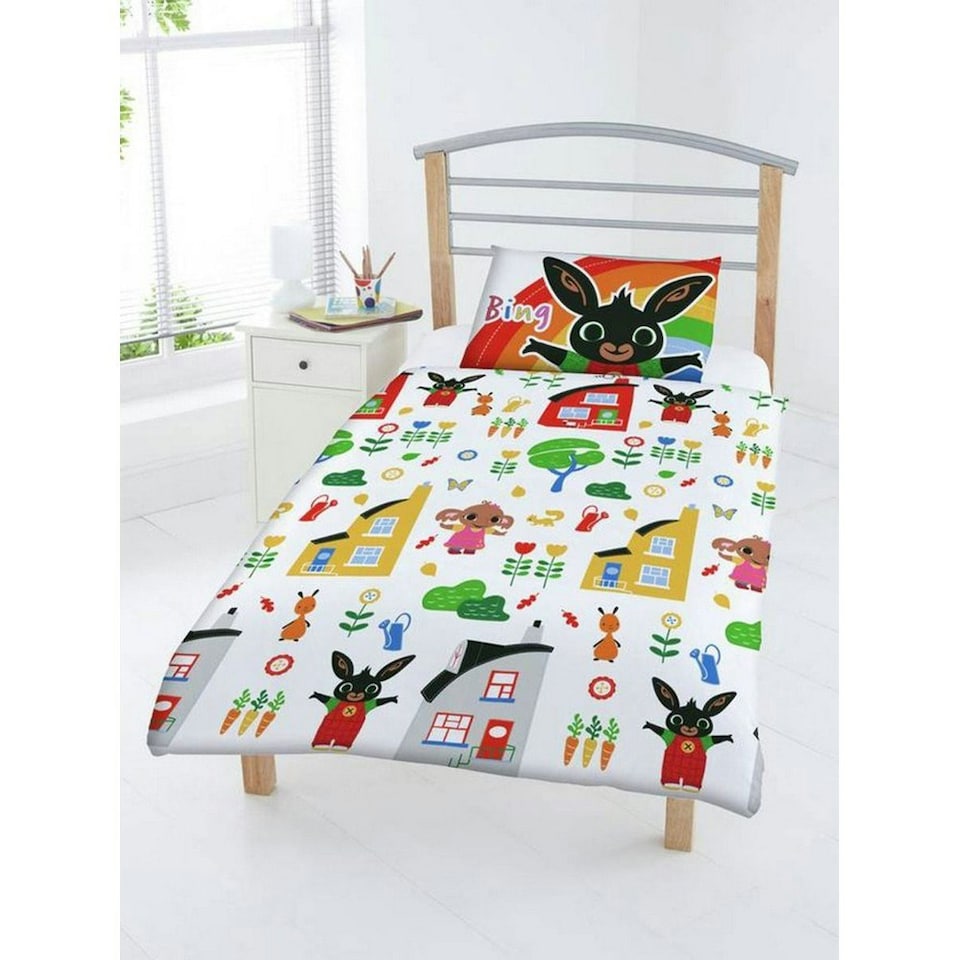 image 1 of Bing Bunny Village Duvet Cover Set - Multicoloured - Junior Multi | Single