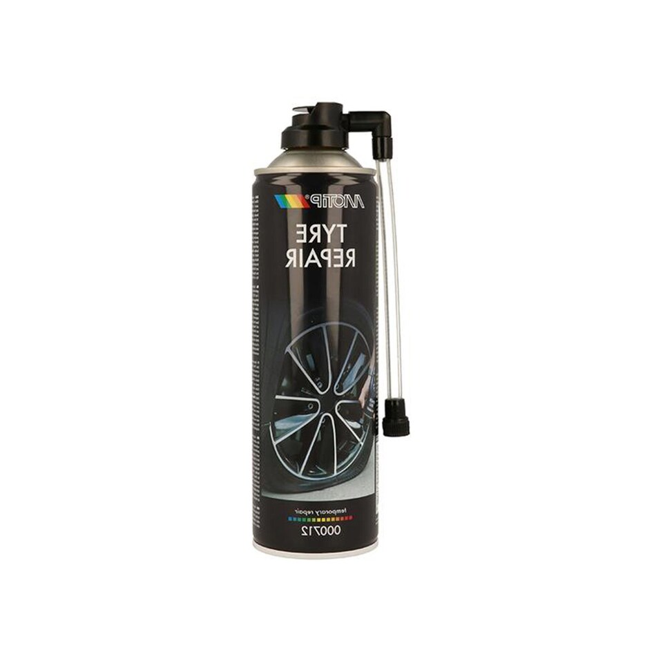 image 1 of Motip Emergency Tyre Repair 500ml Aerosol - MPN 000712 - Quick Fix for Tubeless Tires