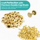 image 4 of 10mmx18mm Double Cap Rivets, Extra Long Metal Studs for DIY- 50pcs