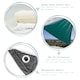 image 2 of Harbour Housewares Triangle Shade Sail - 3.6m - Black Black