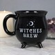 image 3 of Witches Brew Cauldron Shaped Mug - Black