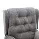 image 4 of Barnsley Fabric Electric Dual Motor Rise Recliner Mobility Armchair (Charcoal)