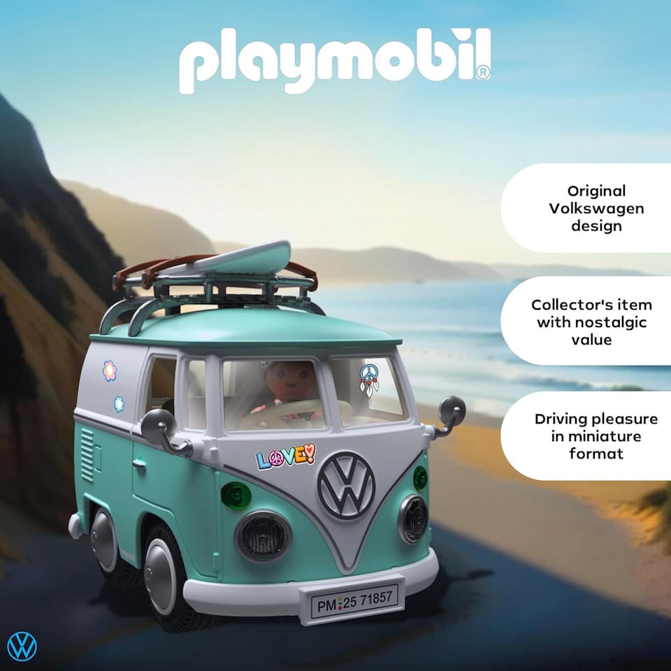 image 1 of Playmobil X Volkswagen T1 Camper