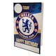 image 1 of Chelsea FC Birthday Card With Stickers - Blue/Gold/White - 22cm x 15cm