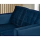 image 4 of Furniturebox Jolene 2 Seater Navy Blue Velvet Sofa