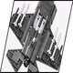 image 6 of F-35B STOVL Lightning II brick plane model - COBI 5895 - 580 bricks