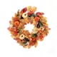 image 1 of Living and Home Halloween Garland with Holly berries Pine cones Maple & Pumpkins