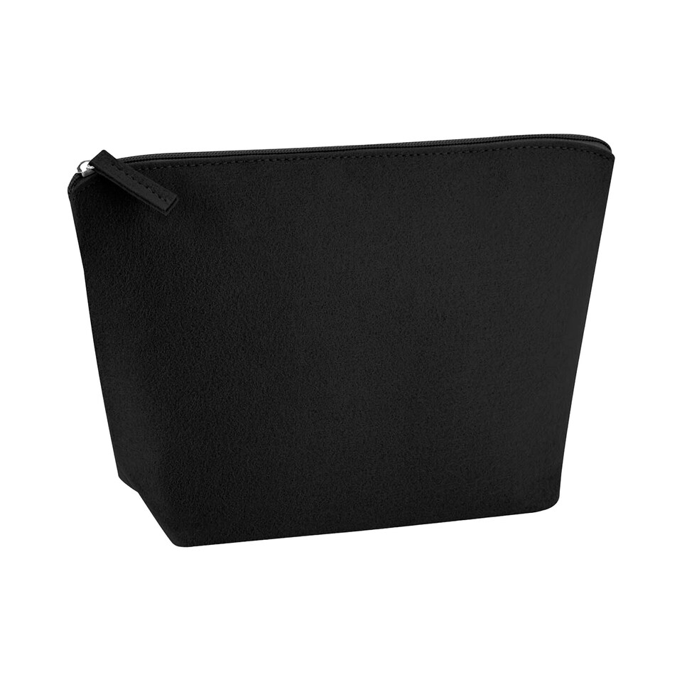 image 1 of Bagbase Felt Accessory Bag - Black - 16cm x 12.5cm x 6cm Black
