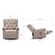 image 8 of Harrogate Single Motor Electric Rise Recliner Fabric Lift Riser Chair (Brown)